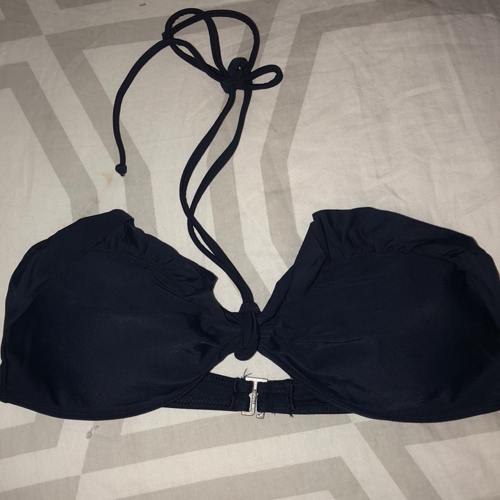 Hollister navy bikini top